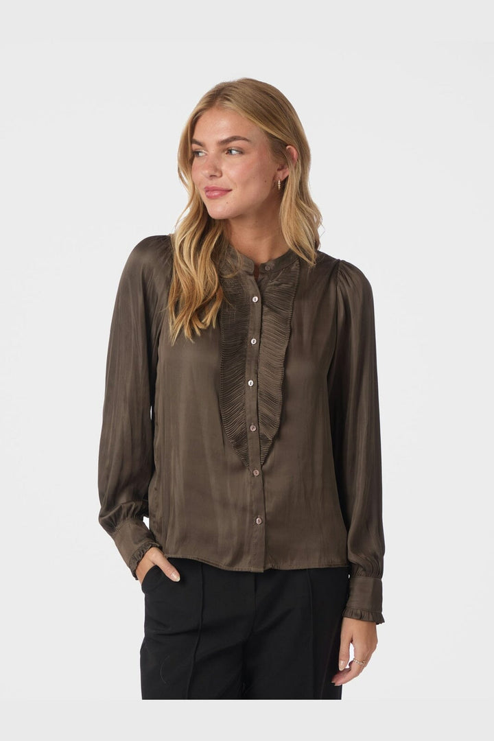 Neo Noir - Zola Blouse 159058 - 210 - Brown