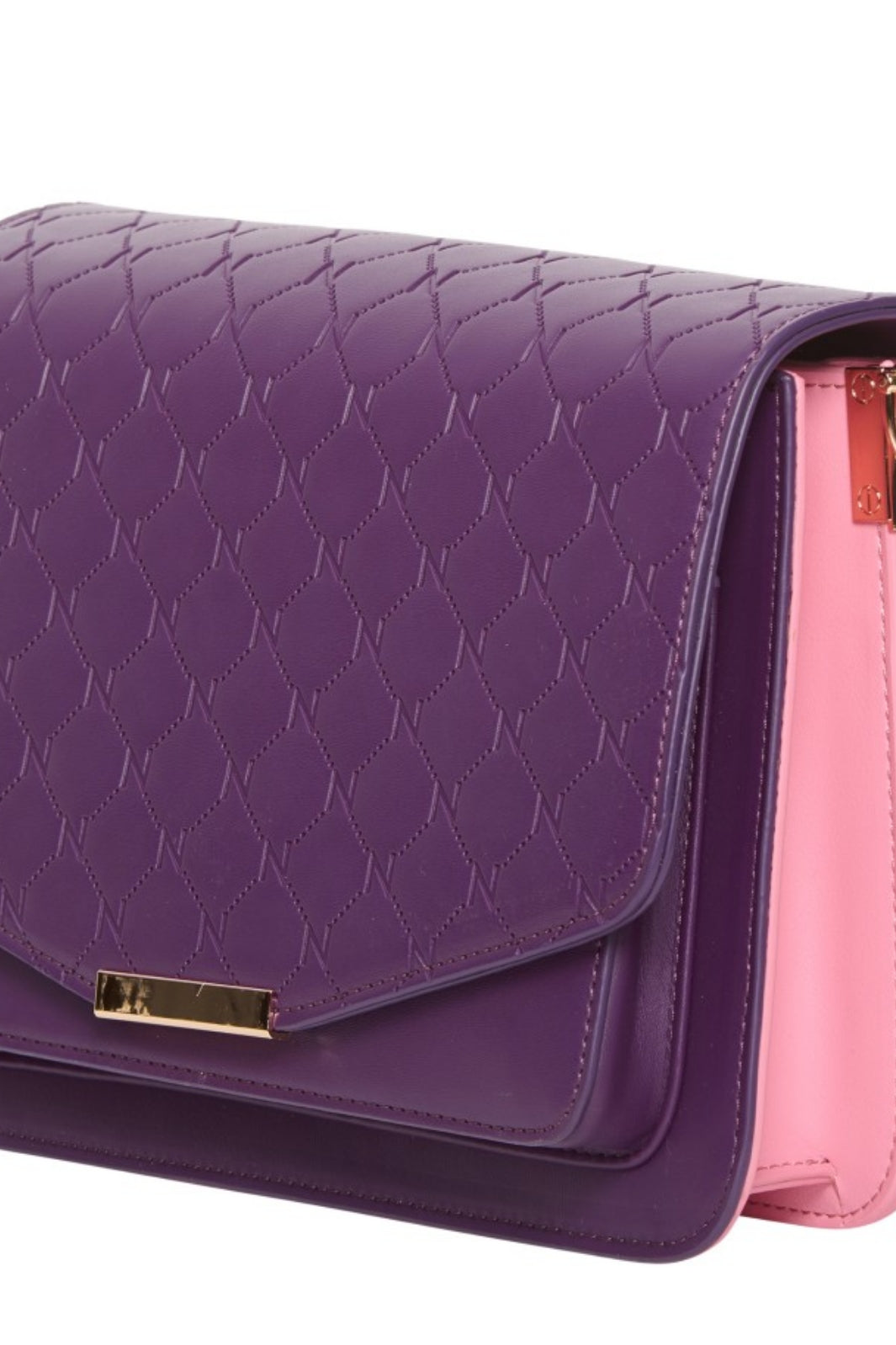 Noella - Blanca Multi Compartment Logo Bag - Plum Light Pink