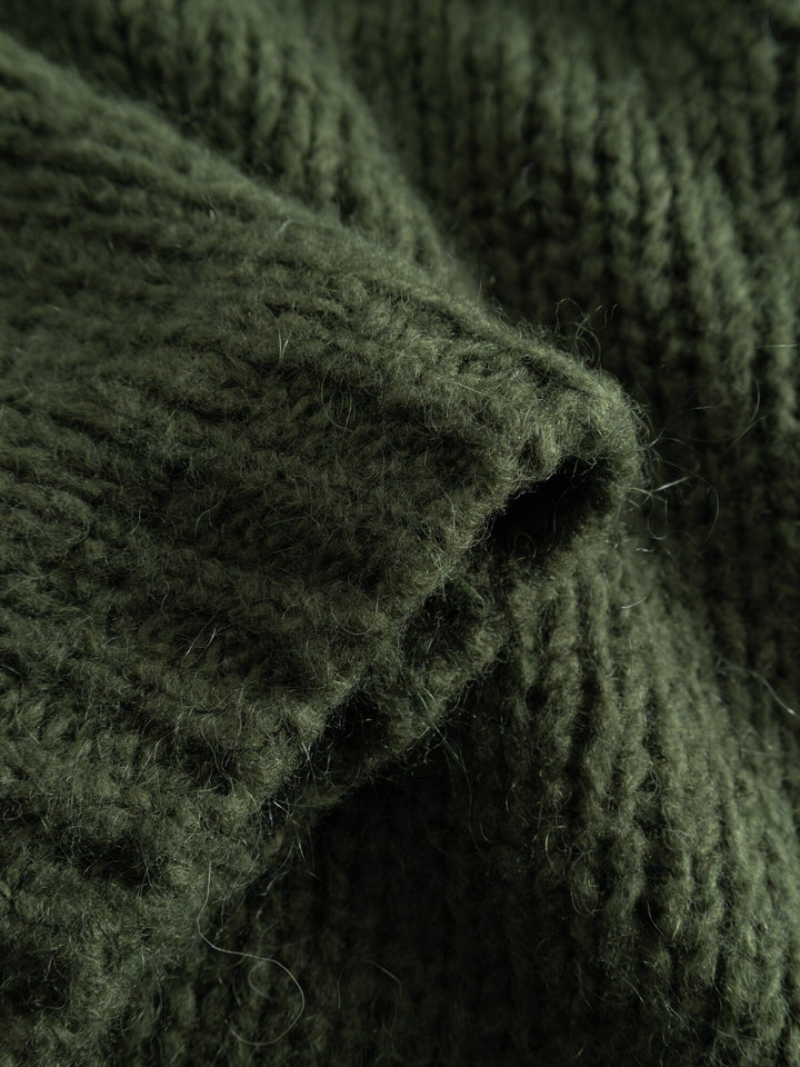 Noella - Fora Knit Cardigan - 545 Dark Army Cardigans 