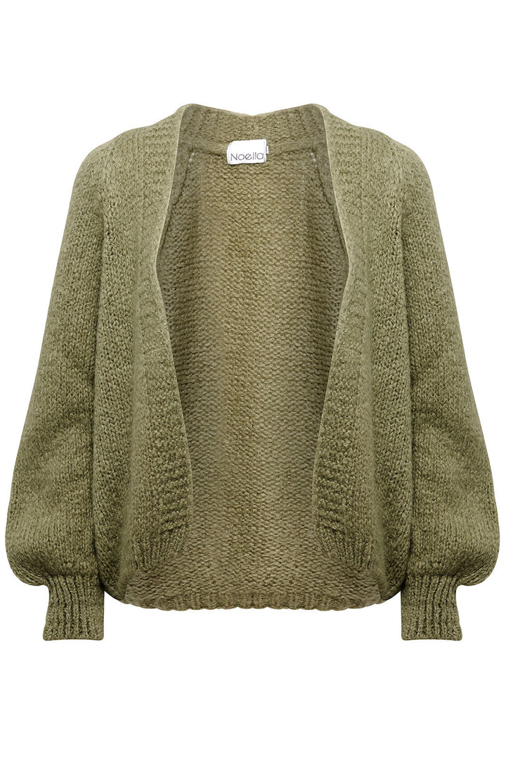 Noella - Fora Knit Cardigan - Army
