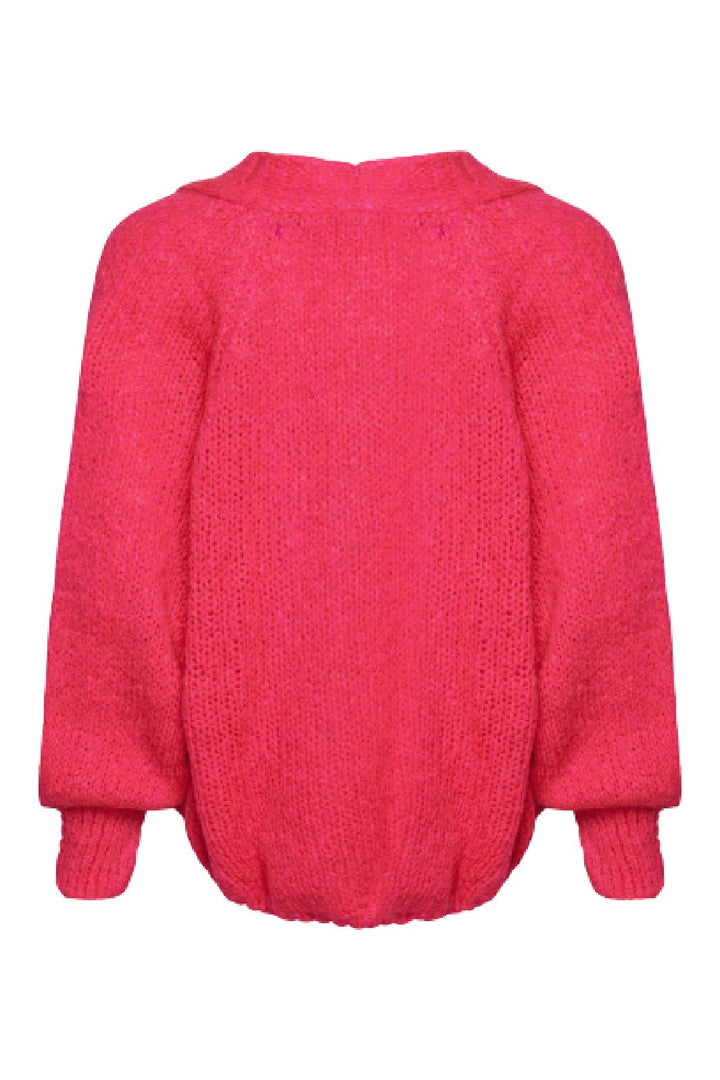 Noella - Fora Knit Cardigan - Poppy Pink