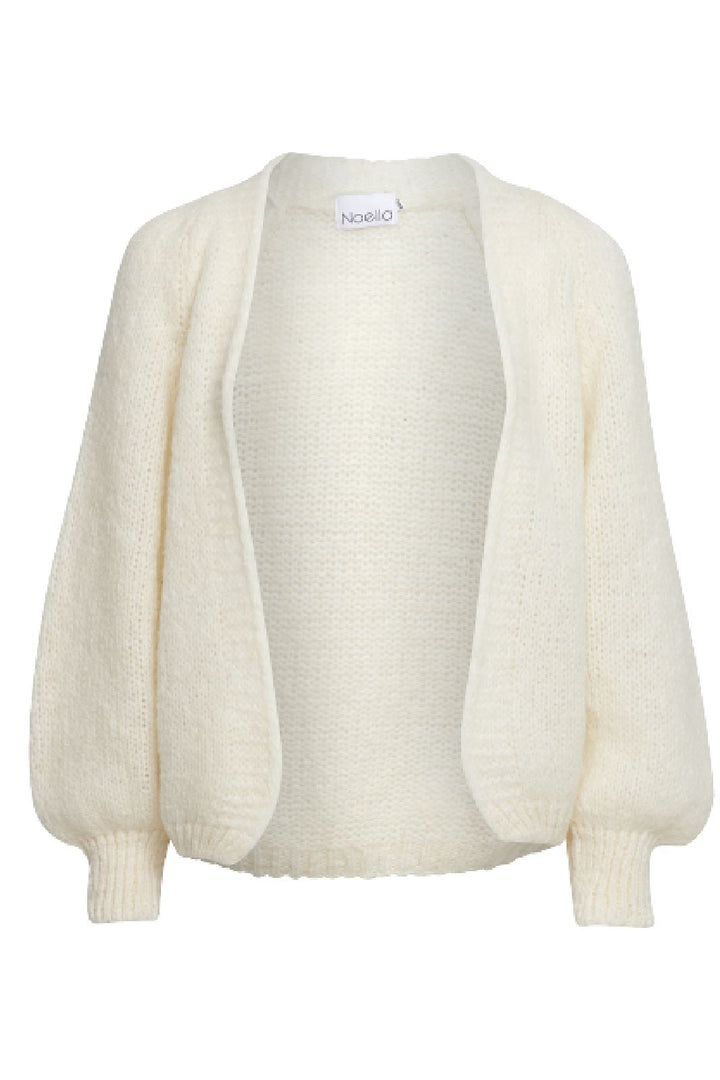 Noella - Fora Knit Cardigan - White