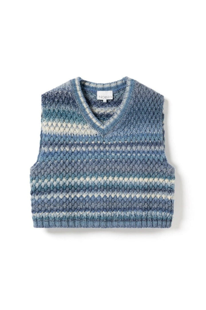 Noella - Gio Knit Vest 10872143 - 663 - Sky Mix