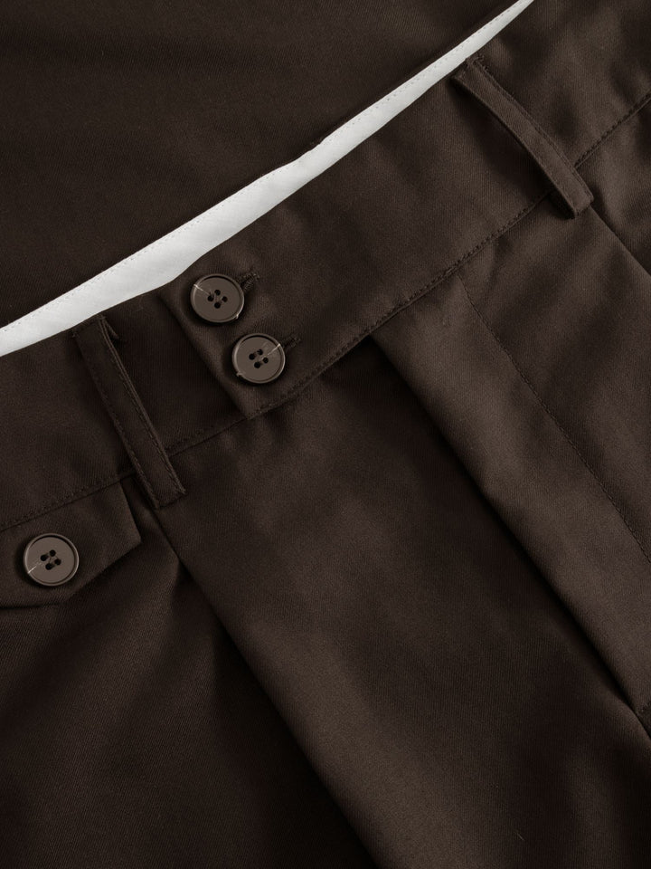 Noella - Joann Pants - 1021 Chocolate Brown Bukser 