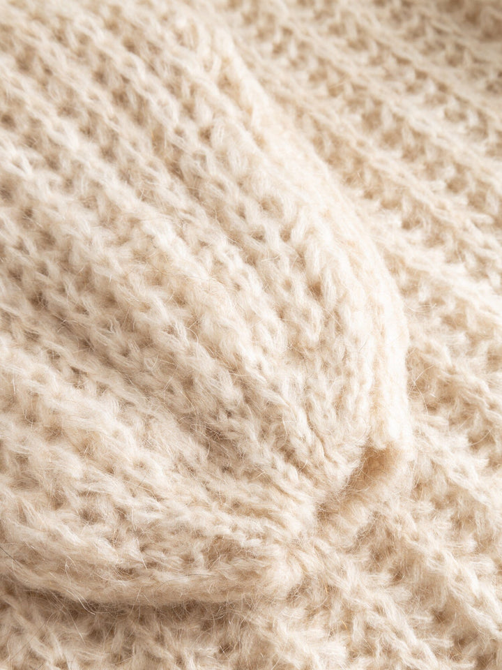 Noella - Joseph Knit Sweater - 023 Beige Strikbluser 