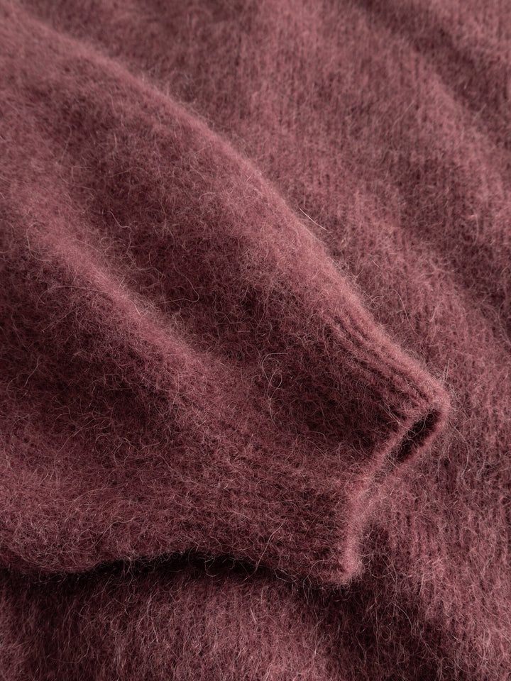 Noella - Kae Knit Cardigan 12940084 - 1285 - Bordeaux Cardigans 