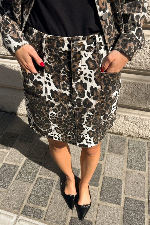 Forudbestilling - Noella - Karissa Skirt - 1018 Taleah Print Nederdele 