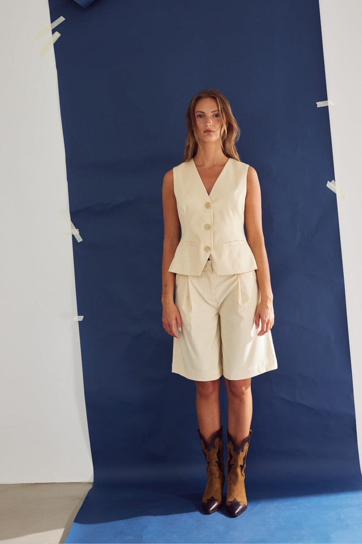 Noella - Kaziana Shorts 12700031 - 1322 - Butter