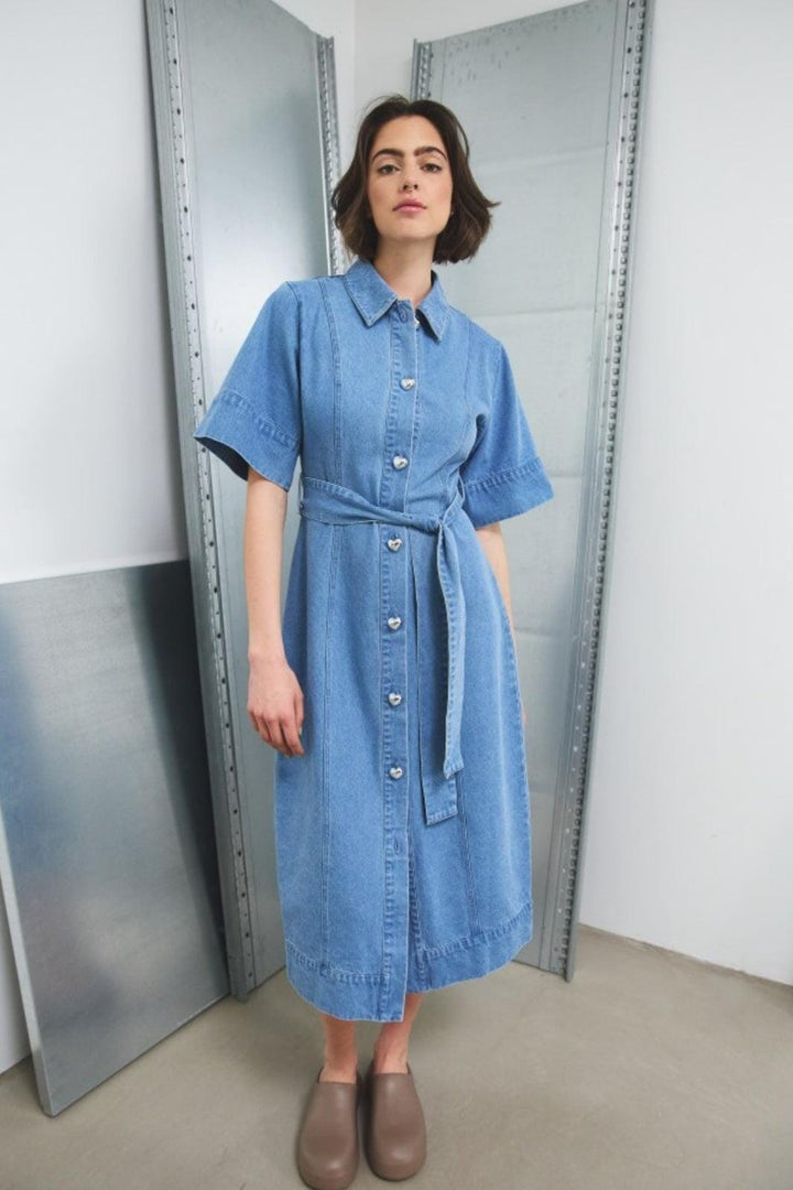 Noella - Keisley Dress - 1235 Light Blue Wash