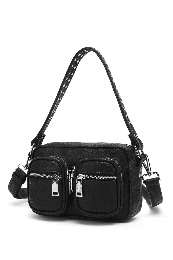 Noella - Kendra Crossover Bag - Black Nappa Look
