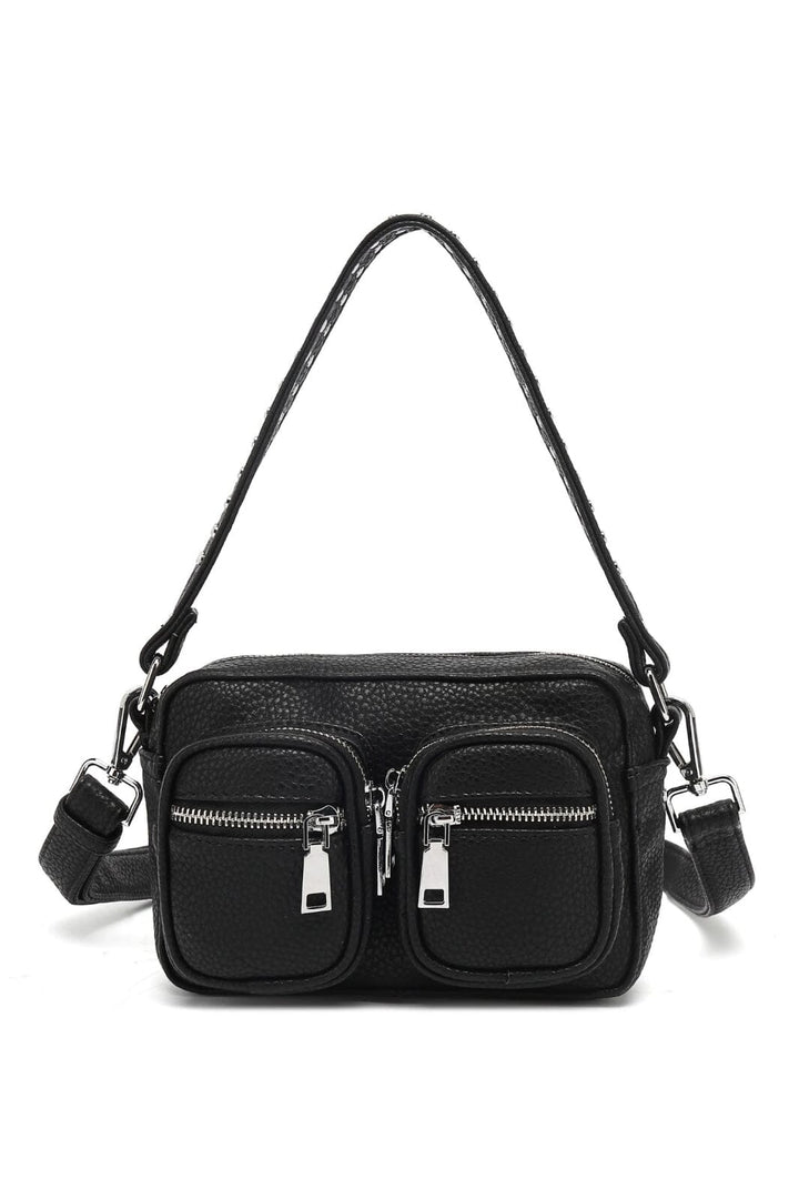 Noella - Kendra Crossover Bag - Black Nappa Look