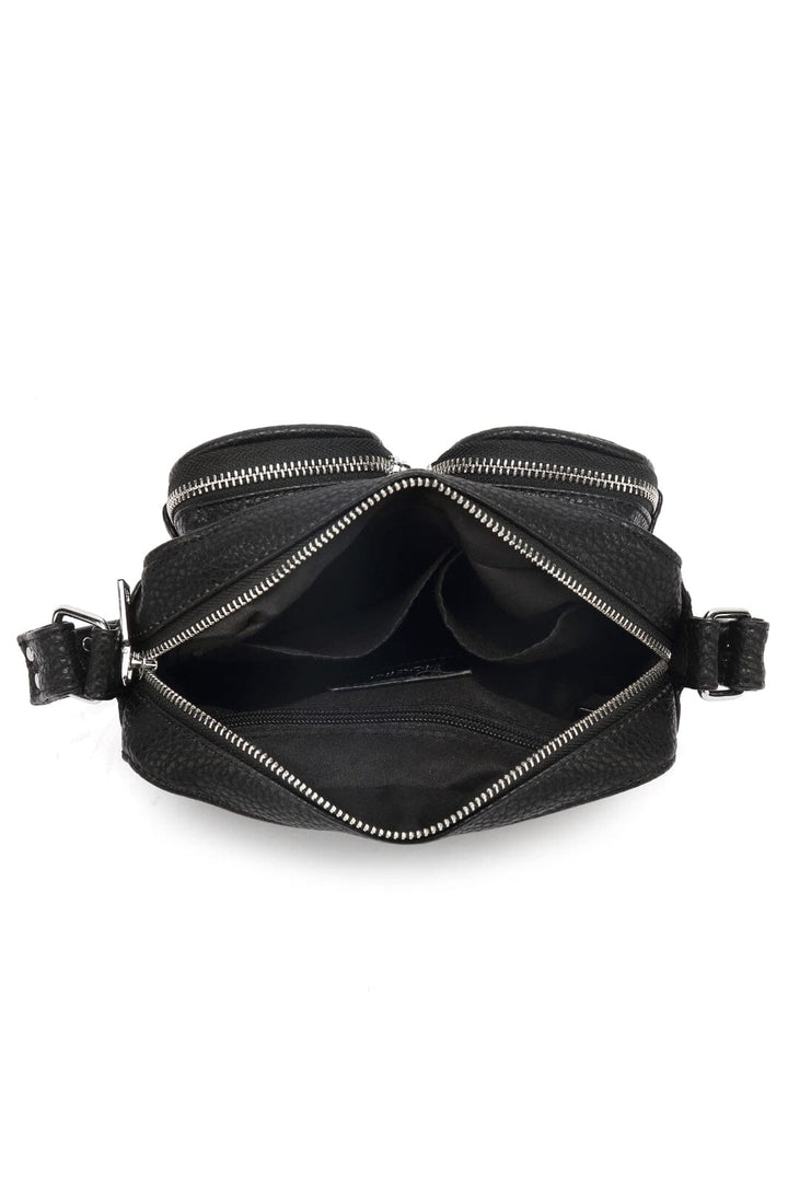 Noella - Kendra Crossover Bag - Black Nappa Look