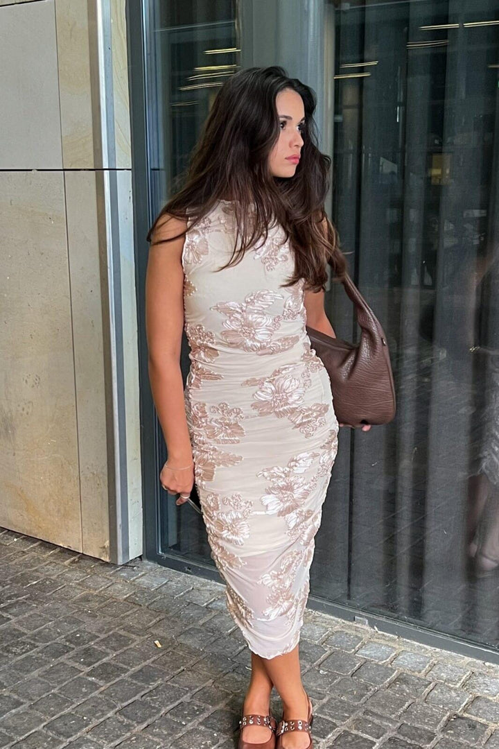 Noella - Lavinia Dress 13500001 - 1280 - Ivory Kjoler 