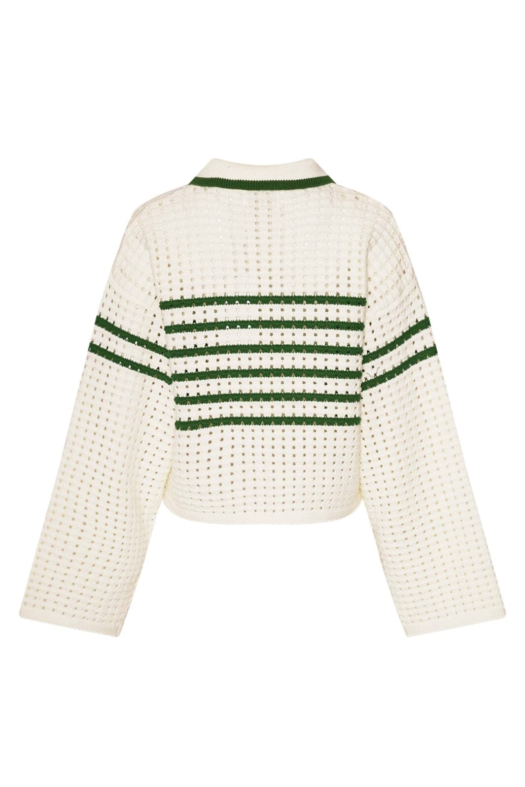 Noella - Leen Knit 13790001 - 1357 - Talani Green Stripe Strikbluser 
