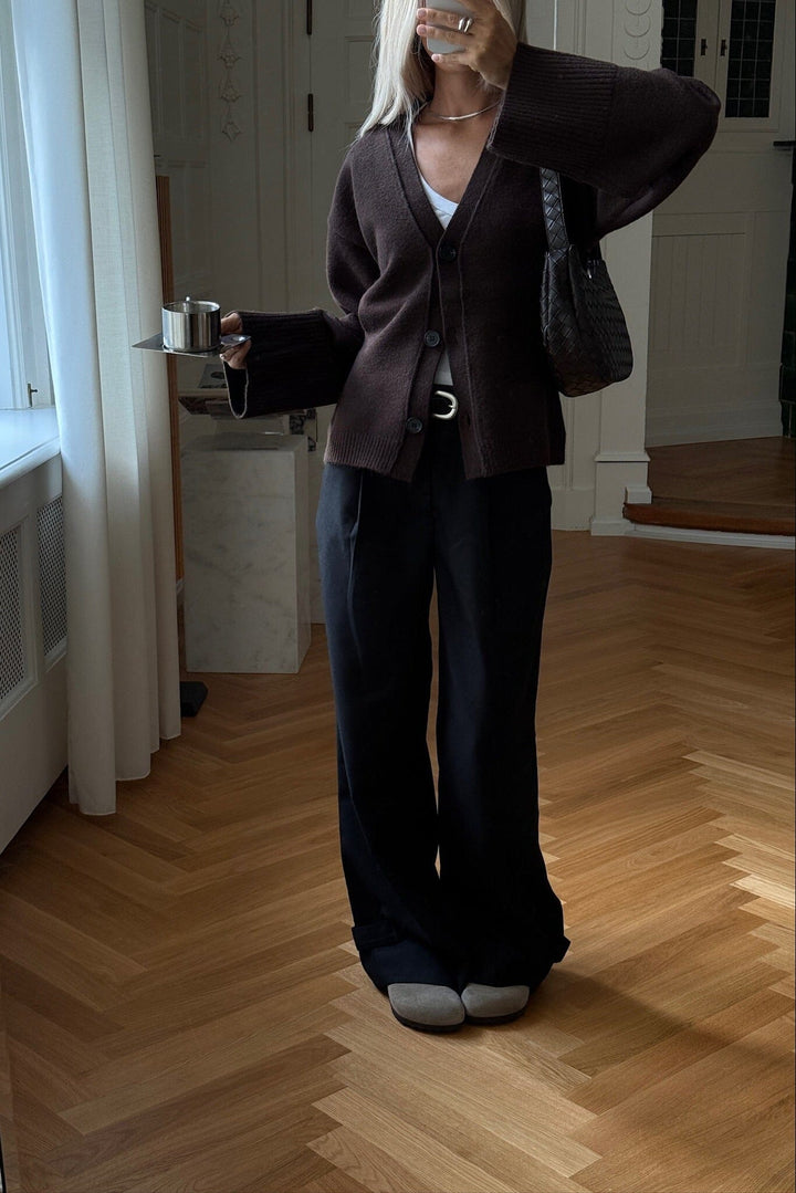 Noella - Lenyx Knit 13770001 - 674 - Chocolate Strikbluser 