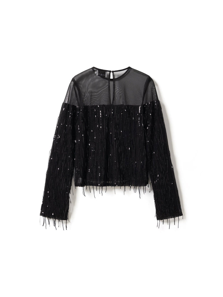 Noella - Leoda Top 14550002 - 004 - Black Bluser 