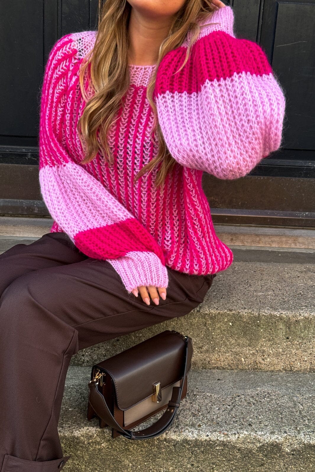 Noella - Liana Knit Sweater - 1035 Pink Bubblegum