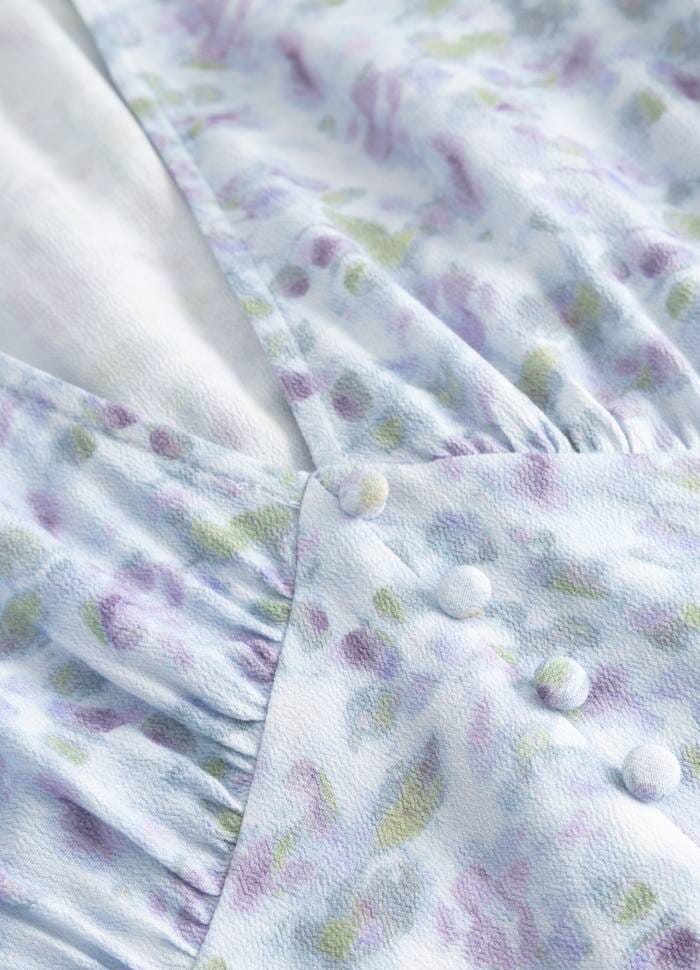 Noella - Lilith Maxi Dress 14160005 - 1390 - Cinthia Blue Print Kjoler 