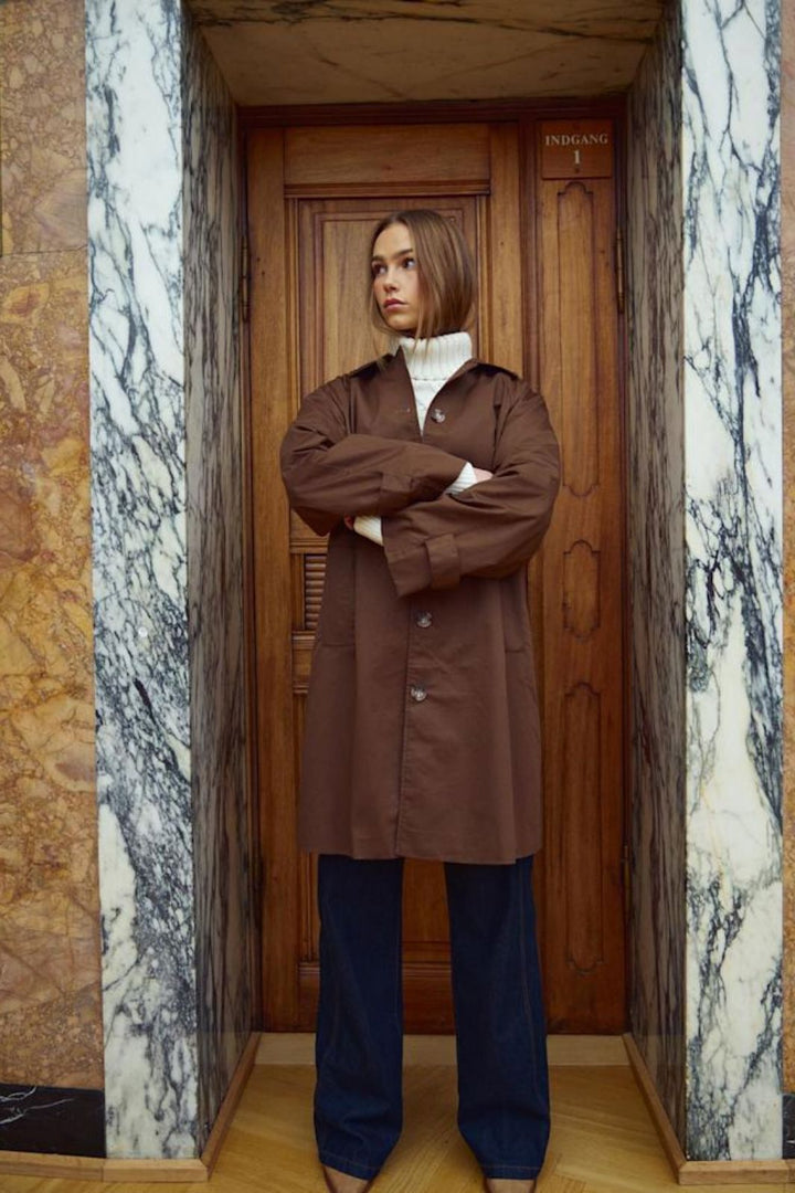 Noella - Lilli Coat 12690023 - 674 - Chocolate Jakker 
