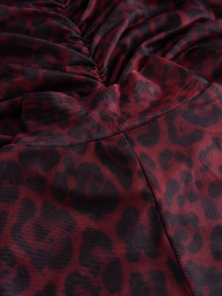 Noella - Lilou Dress 14630001 - 1411 - Chinara Red Print Kjoler 