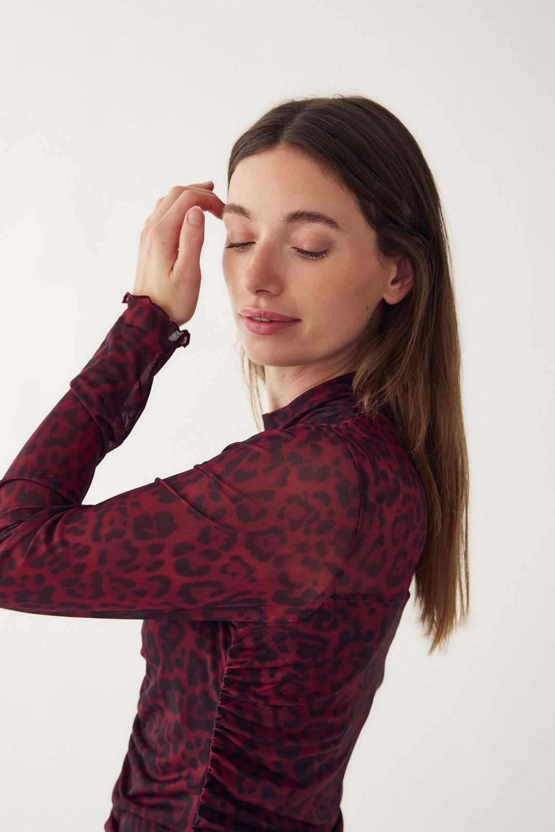 Noella - Lilou Dress 14630001 - 1411 - Chinara Red Print Kjoler 