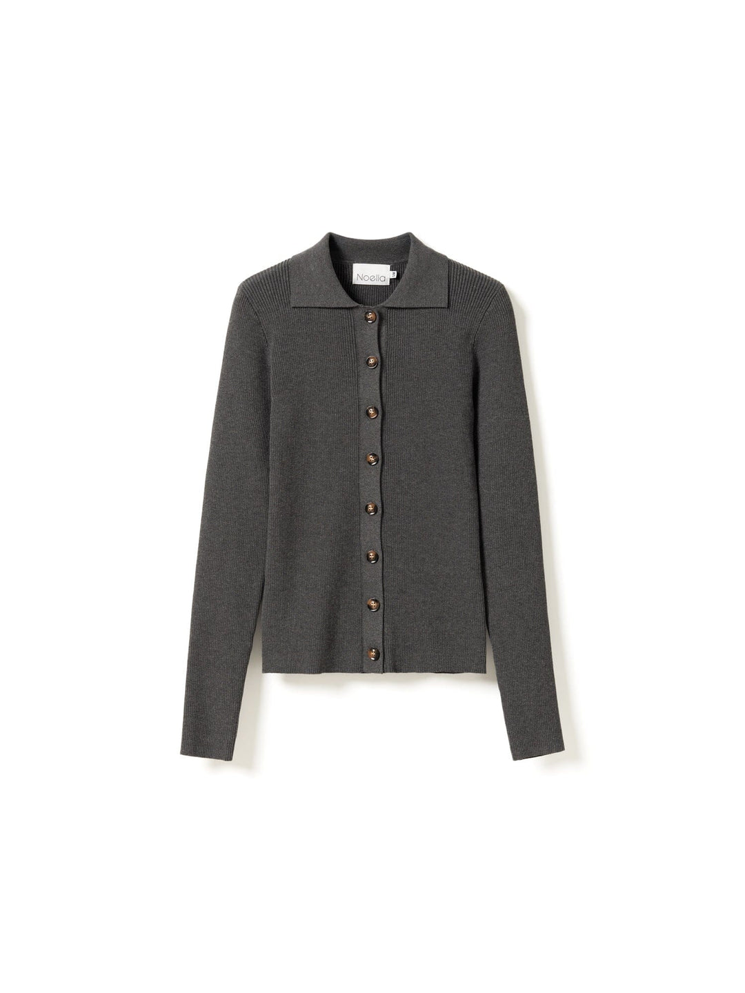 Noella - Livanna Knit Cardigan 13800005 - 972 - Medium Grey Mel. Cardigans 