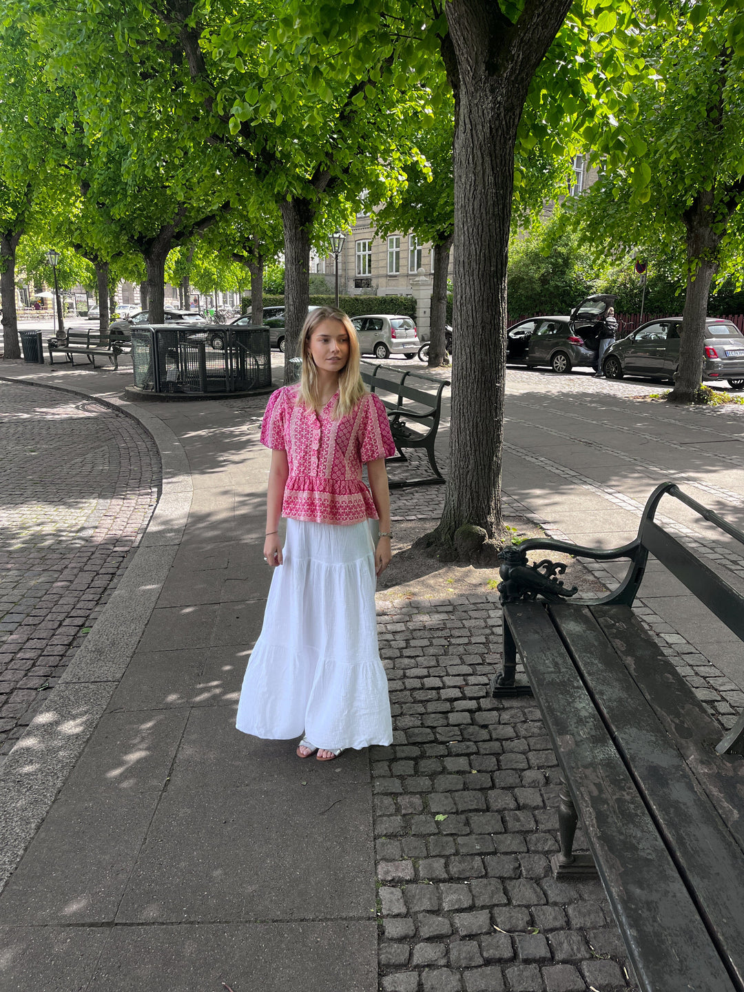 Noella - Lorraine Blouse 13380002 - 1330 - Pink Sugar Combo Bluser 