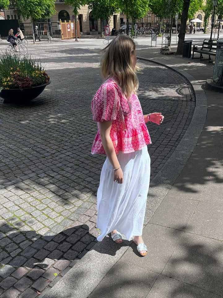 Noella - Lorraine Blouse 13380002 - 1330 - Pink Sugar Combo Bluser 