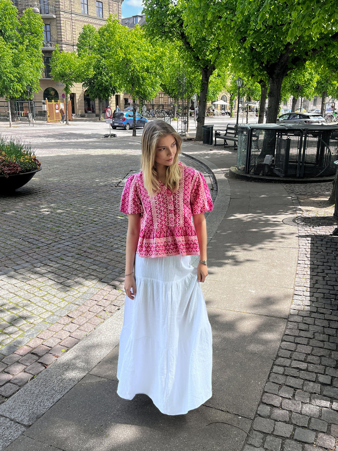 Noella - Lorraine Blouse 13380002 - 1330 - Pink Sugar Combo Bluser 