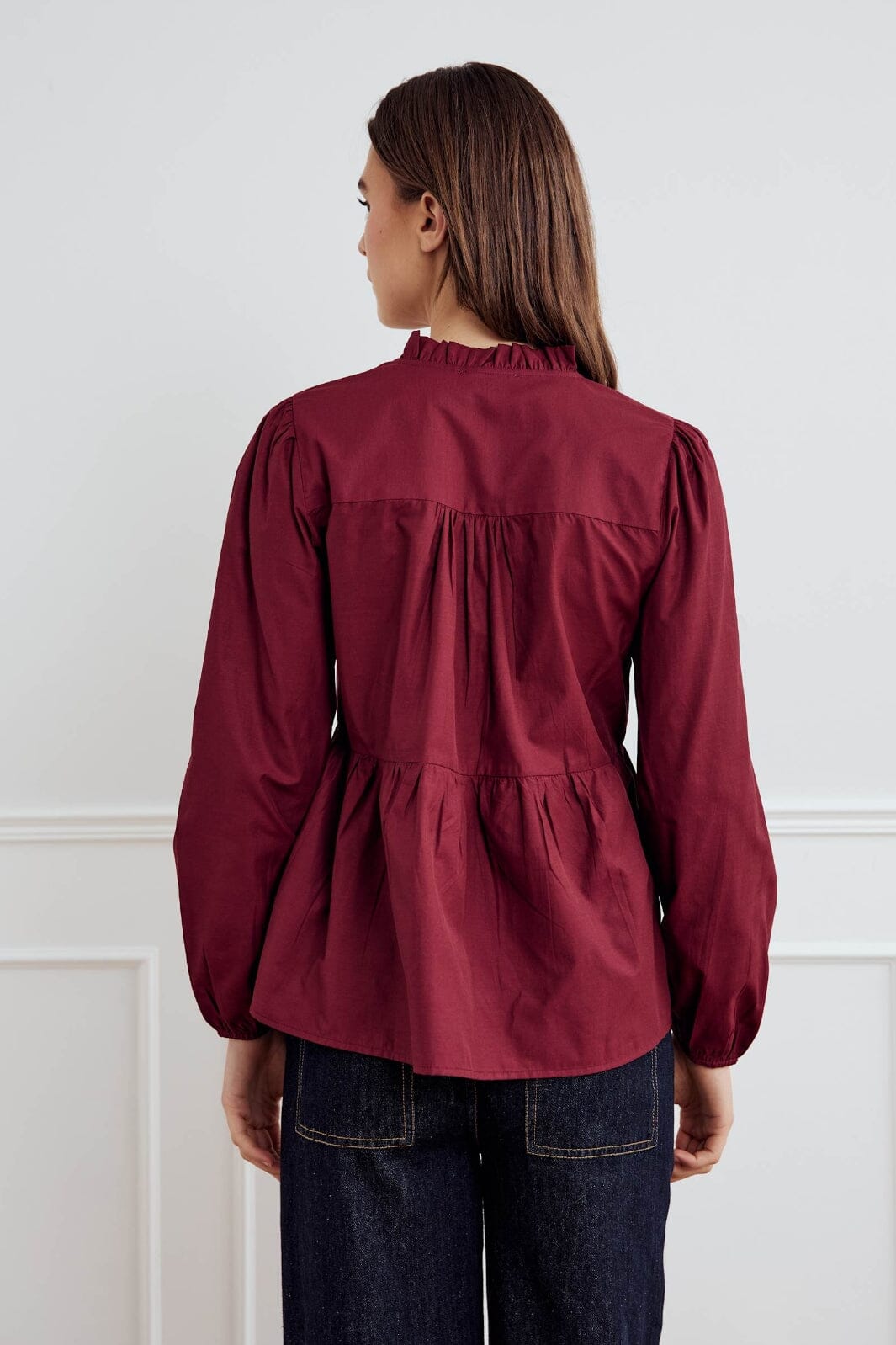Noella - Matti Blouse 13820002 - 1355 - Dusty Mahogany