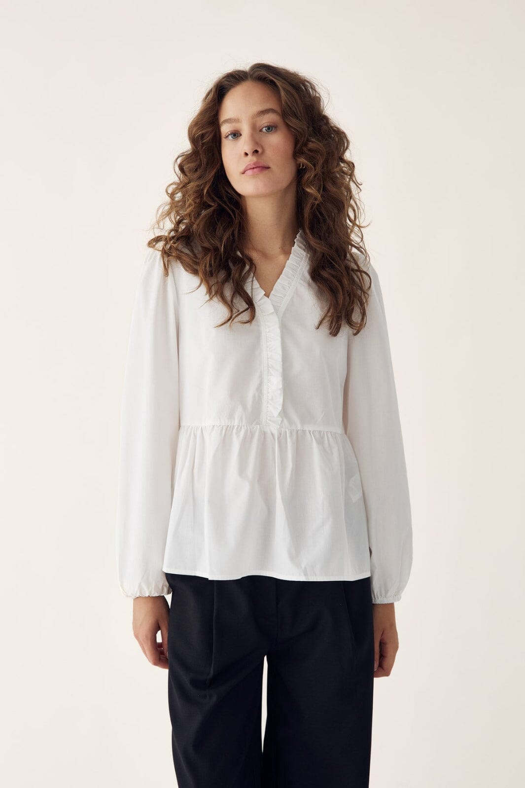 Noella - Matti Blouse 14540005 - 028 - White Bluser 
