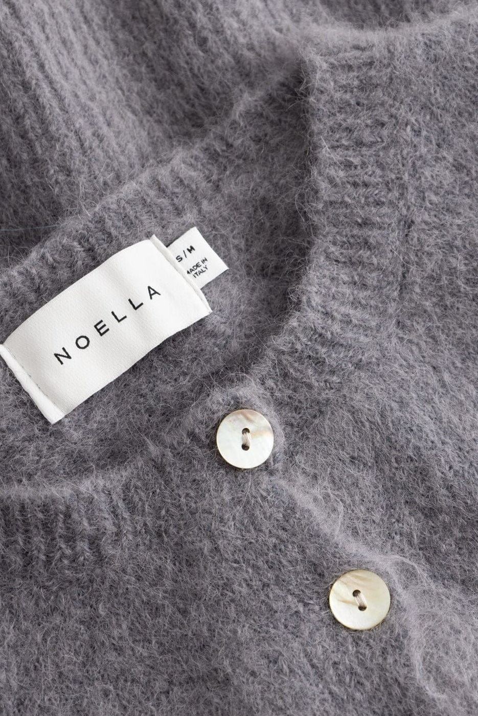 Noella - N-Anya Knit Cardigan 16470001 - 1252 - Dark Grey Mel.