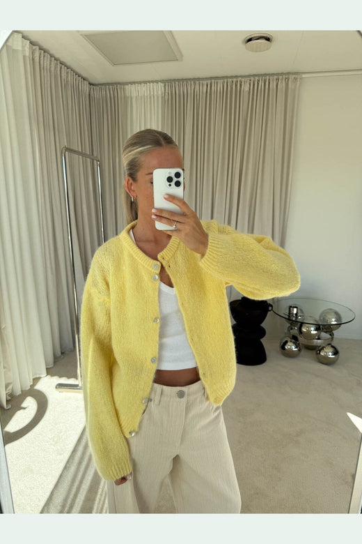 Noella - N-Kae Knit Cardigan 15950001 - 1417 - Butter Yellow