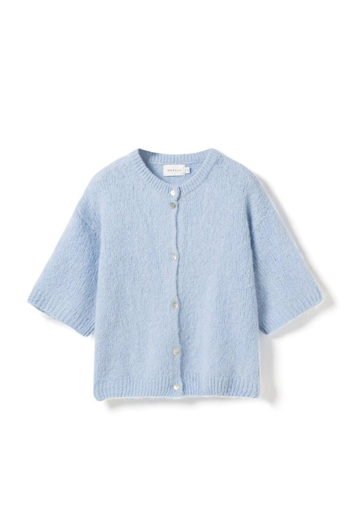 Noella - N-Kae Ss Knit Cardigan 15950003 - 016 - Light Blue Cardigans 