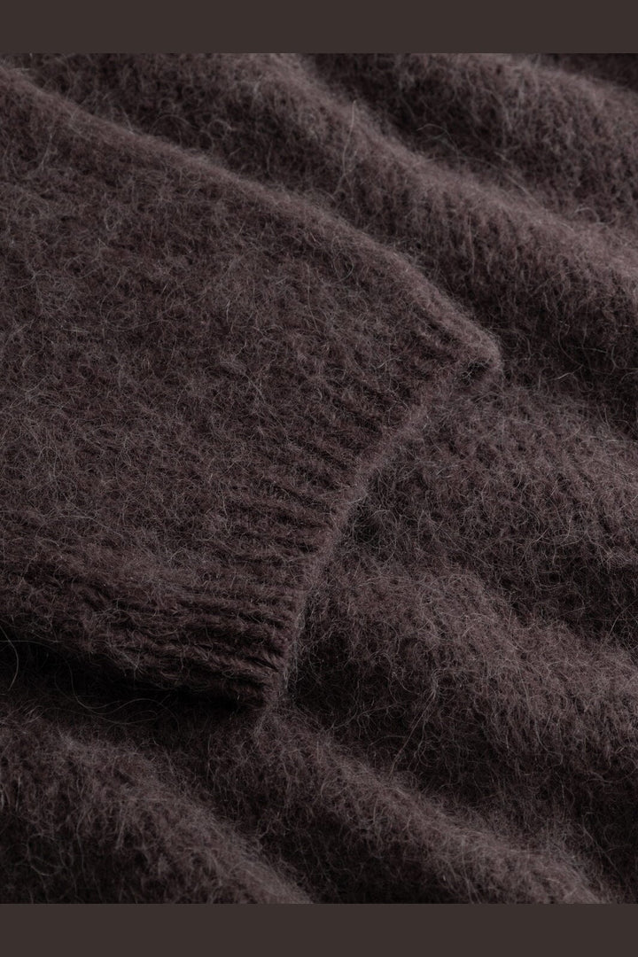 Noella - N-Kae Ss Knit Cardigan 15950003 - 674 - Chocolate