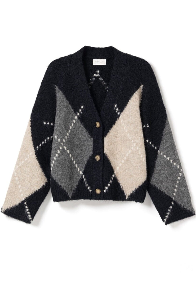 Noella - N-Laiana Knit Cardigan 14670002 - 670 - Navy Mix