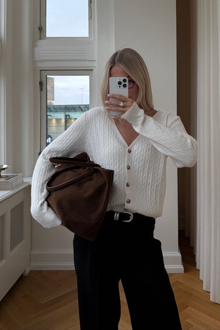 Noella - N-Laliah Knit Cardigan 15260002 - 974 - Ivory Cardigans 