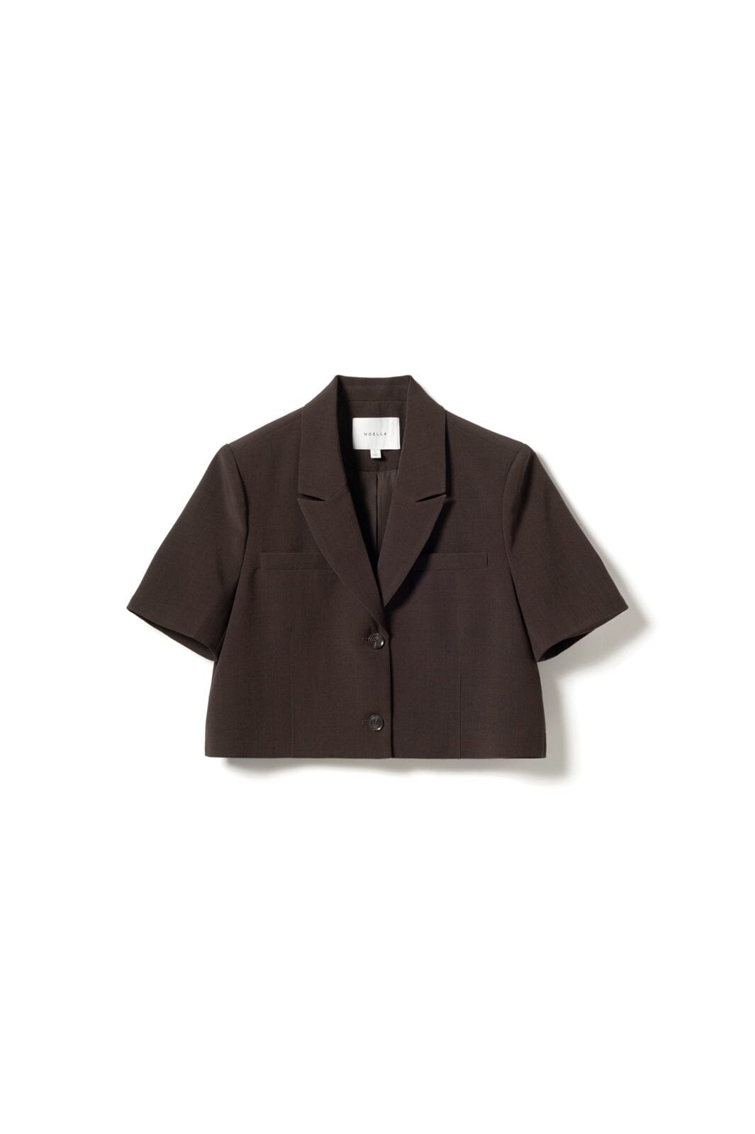 Noella - N-Leanne Crop Blazer 13860006 - 674 - Chocolate