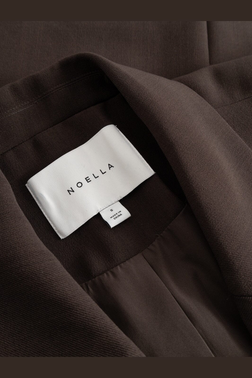Noella - N-Leanne Crop Blazer 13860006 - 674 - Chocolate