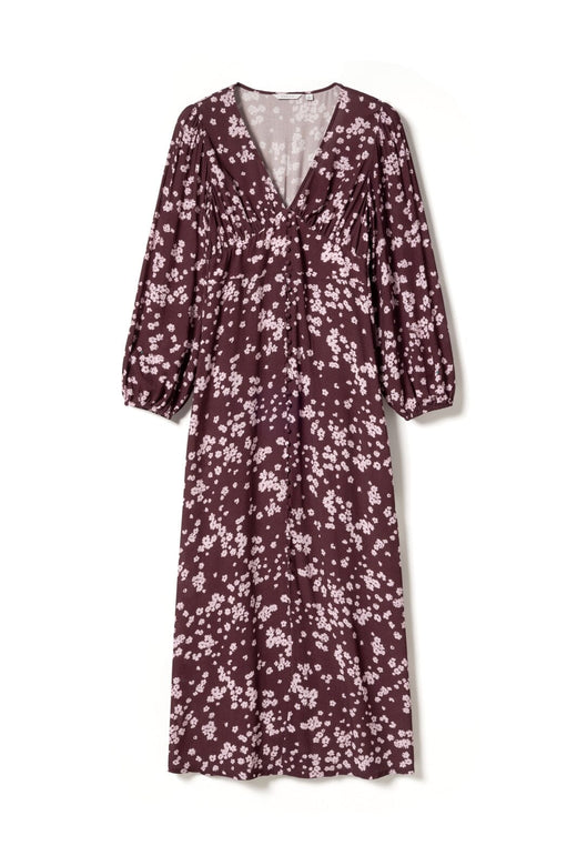 Noella - N-Lilith Maxi Dress 15130003 - 1433 - Deja Burgundy Print