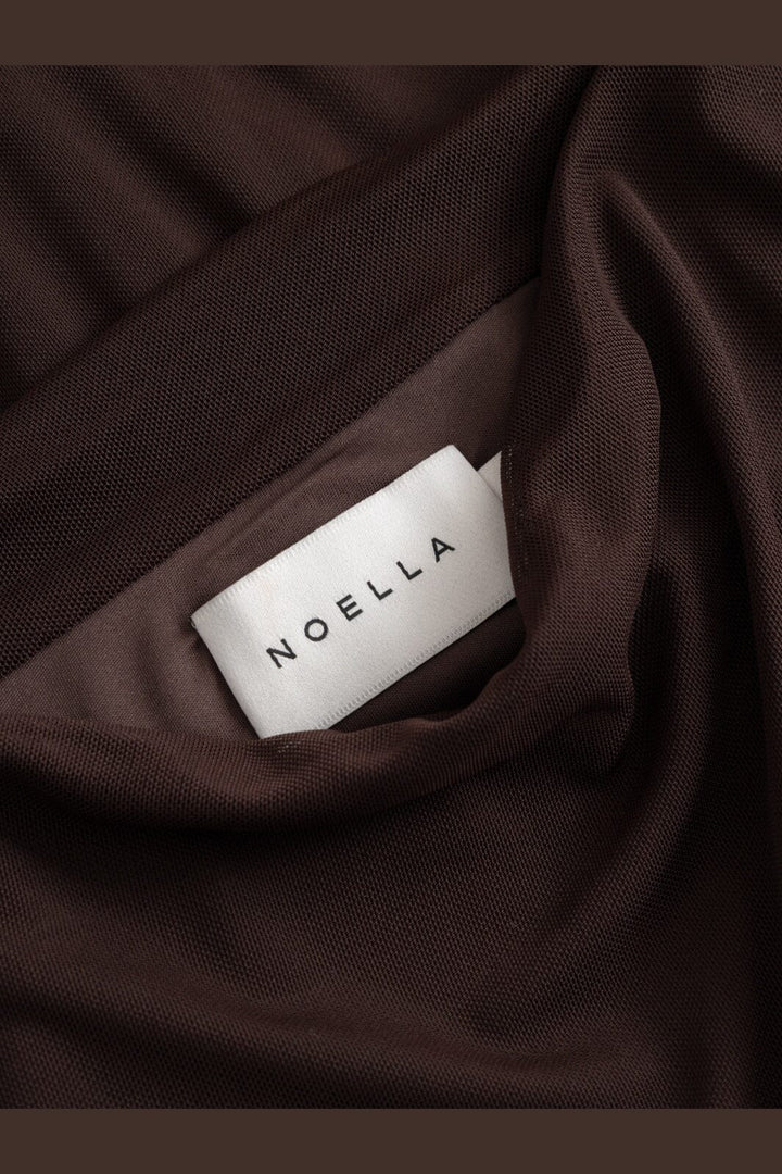 Noella - N-Linzee Ls Dress 15300008 - 1506 - Dark Chocolate