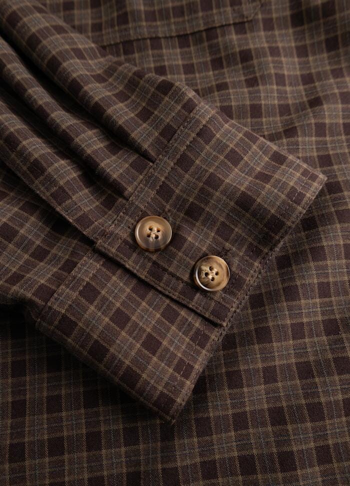 Noella - N-Lisa Shirt 16360003 - 1499 - Devana Brown Check Skjorter 