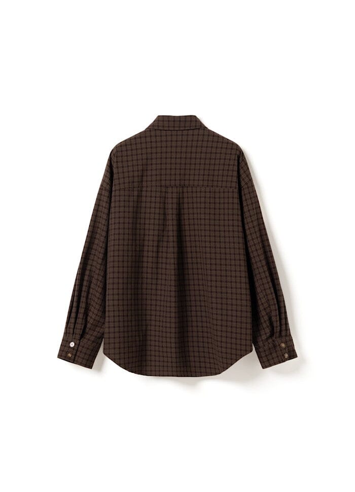 Noella - N-Lisa Shirt 16360003 - 1499 - Devana Brown Check Skjorter 