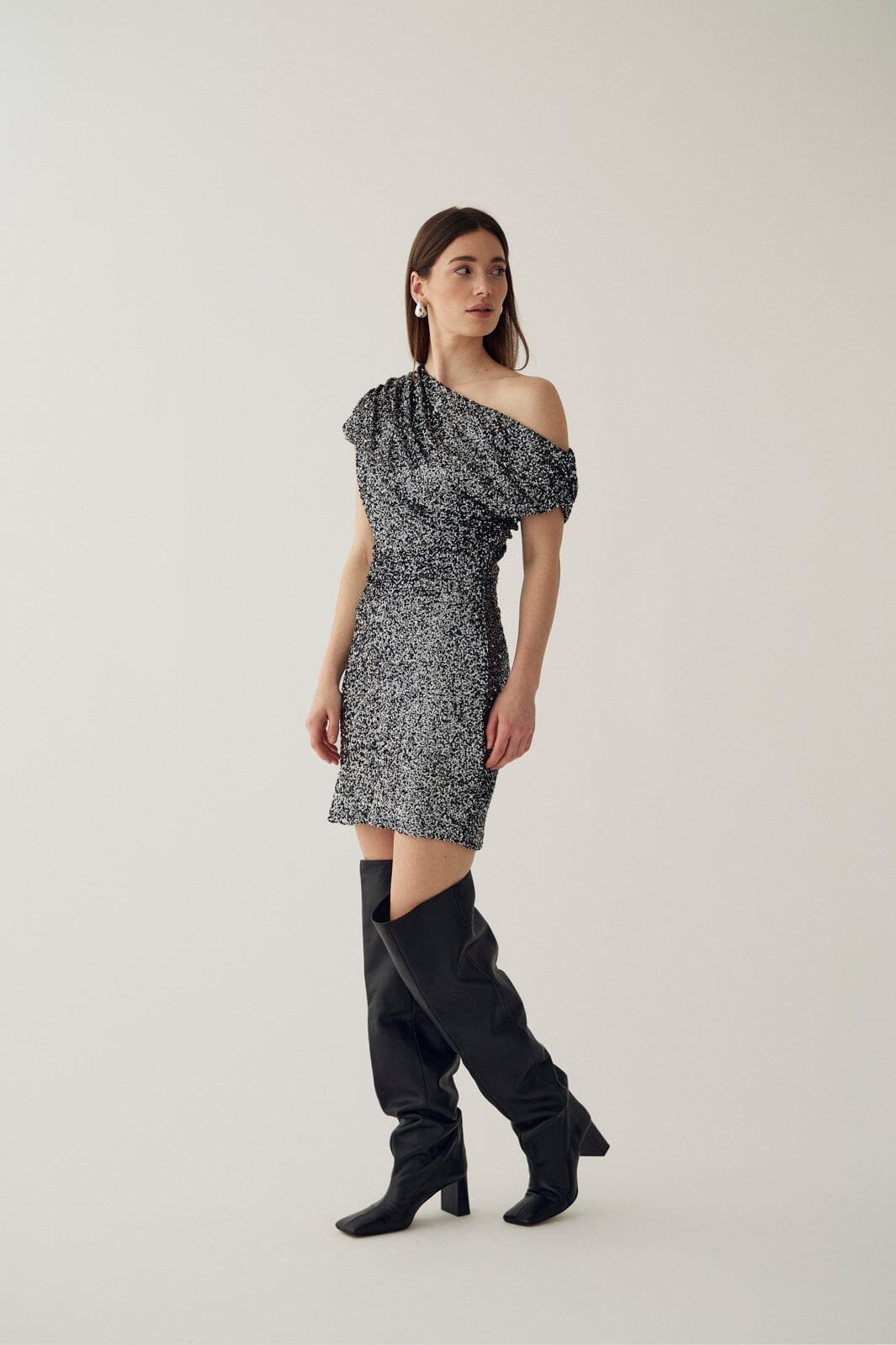 Noella - N-Madelyne Dress 11670008 - 1211 - Black Silver
