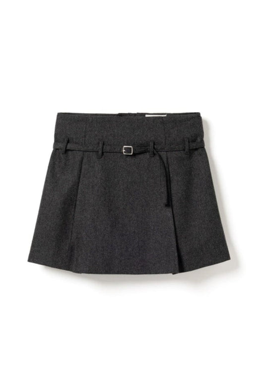 Noella - N-Madena Skirt 16390002 - 019 - Dark Grey Melange
