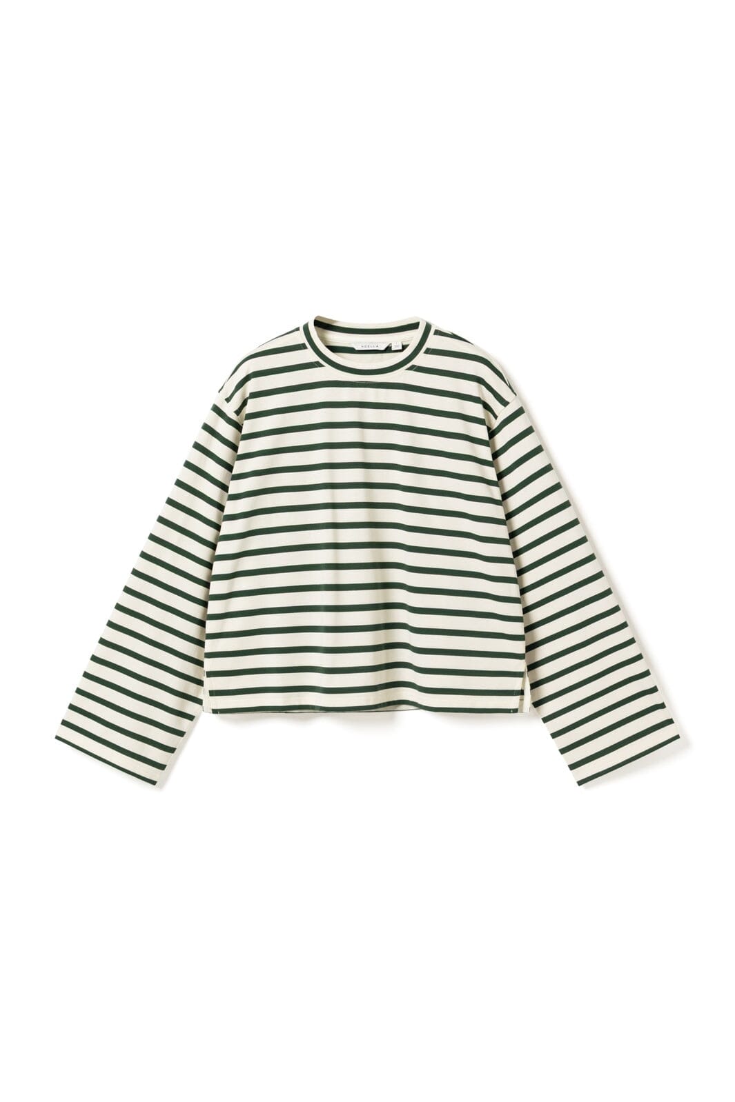 Noella - N-Maple Ls T-Shirt 17260001 - 451 - Eton Ivory Green Stripe