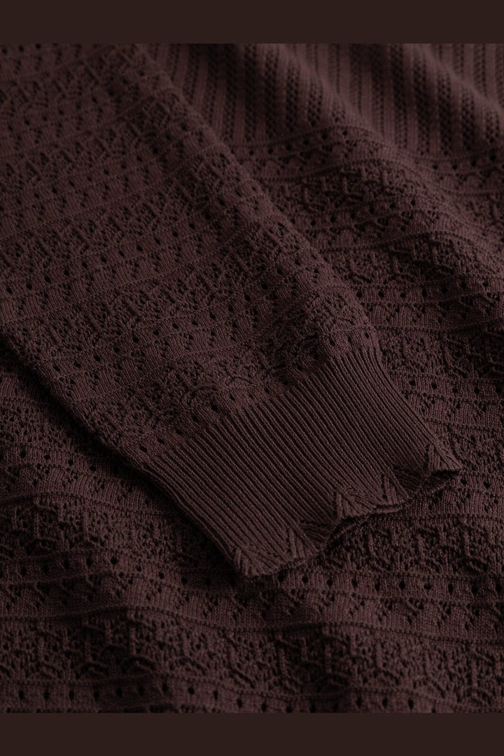 Noella - N-Margrit Knit Cardigan 16040001 - 1345 - Mahogany