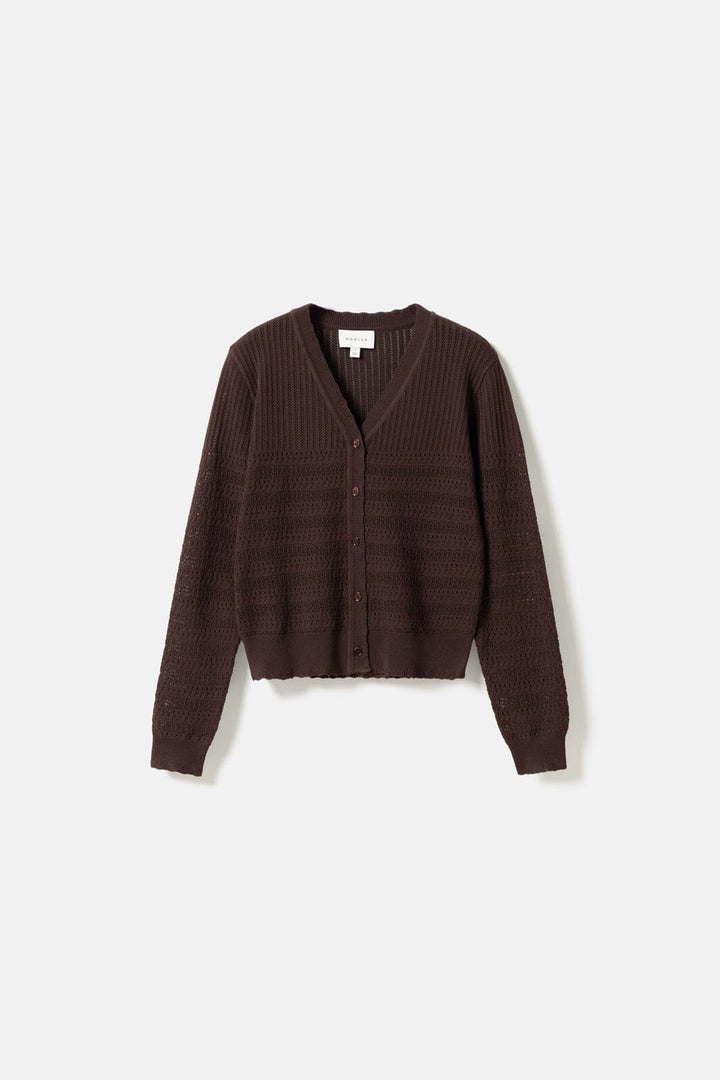 Noella - N-Margrit Knit Cardigan 16040001 - 1345 - Mahogany