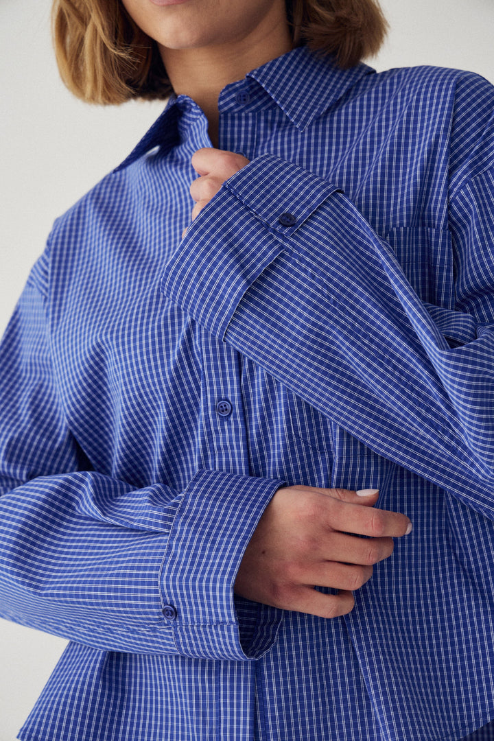 Noella - N-Marlon C Shirt 15590002 - 1458 - Davy Blue Check Skjorter 