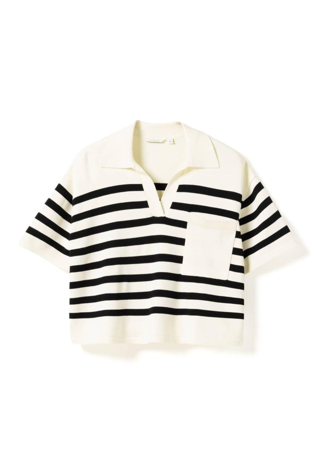Noella - N-Maryann Knit 15540001 - 1454 - Darryll Black Stripe Strikbluser 